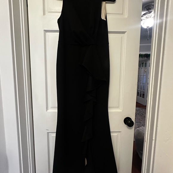 Petite Betsy & Adam Black Gown - Picture 6 of 10